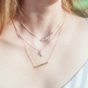 Unicorn Pendant Rose Gold Necklace